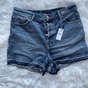 NEW Express Super High Rise Denim Shorts (Size 12)